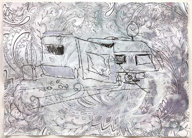 G3-Landschaft-und-Wohnwagen-Monotypie-auf-Zentanglepapier-21-x-29-7-cm-2019